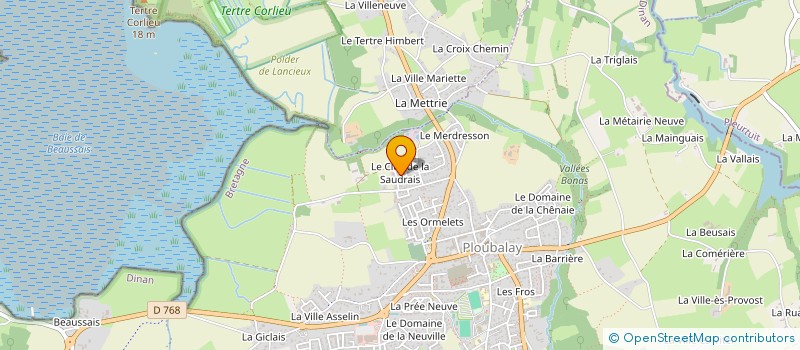 localisation de l'entreprise MONSIEUR SEBASTIEN MARTIN  BEAUSSAIS-SUR-MER