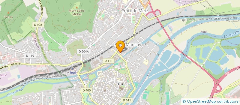 localisation de l'entreprise MONSIEUR SEBASTIEN MARTIN à TOUL