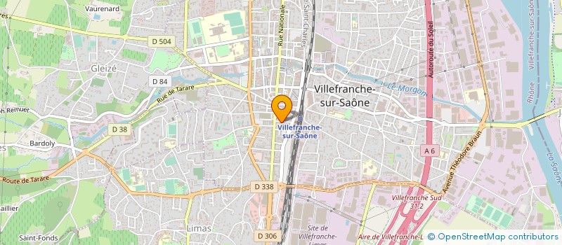 localisation de l'entreprise MONSIEUR SEBASTIEN MARTIN à VILLEFRANCHE-SUR-SAONE