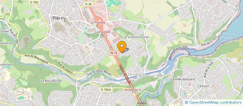 localisation de l'entreprise MONSIEUR SEBASTIEN MARTINET  PLERIN