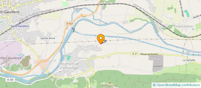 localisation de l'entreprise MONSIEUR SEBASTIEN MARTINEZ  MIRAMONT-DE-COMMINGES