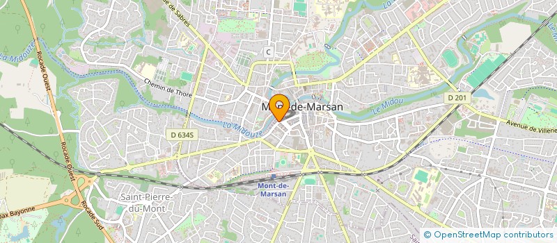 localisation de l'entreprise MONSIEUR SEBASTIEN MARTINEZ  MONT-DE-MARSAN