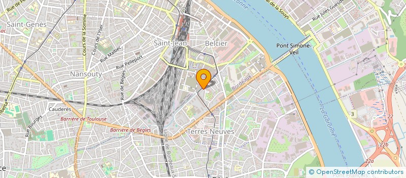 localisation de l'entreprise MONSIEUR SEBASTIEN MARTINHO  BORDEAUX