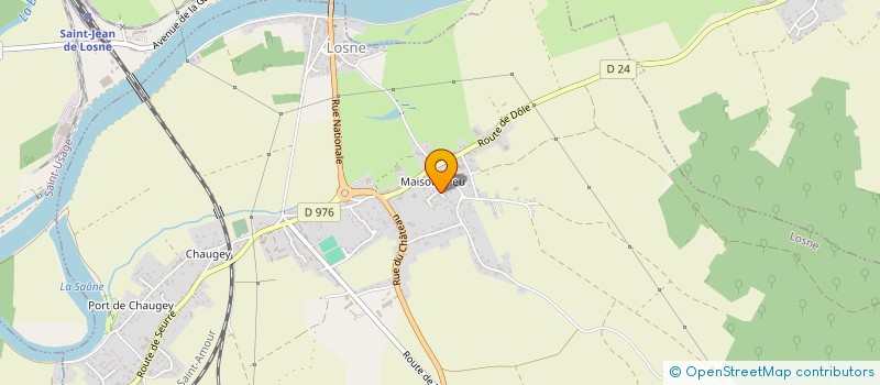 localisation de l'entreprise MONSIEUR SEBASTIEN MARTINS-BALTAR  LOSNE