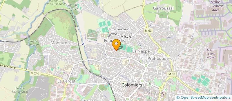 localisation de l'entreprise MONSIEUR SEBASTIEN MARTOS à COLOMIERS