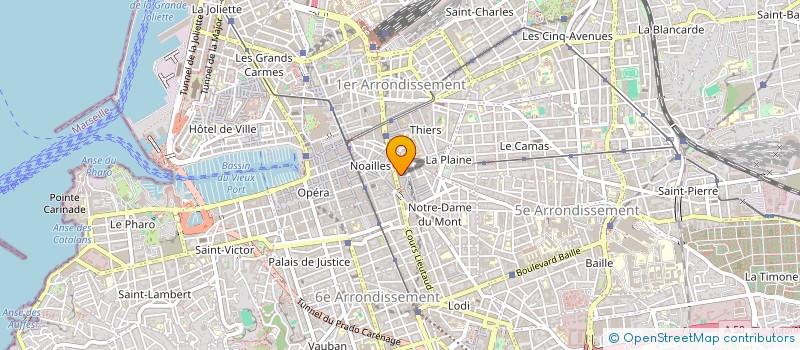 localisation de l'entreprise MONSIEUR SEBASTIEN MARTY à MARSEILLE