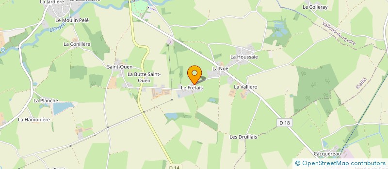 localisation de l'entreprise MONSIEUR SEBASTIEN MARY  RIAILLE