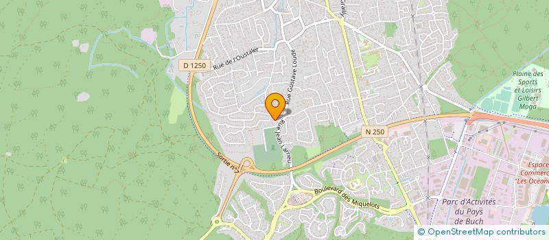 localisation de l'entreprise MONSIEUR SEBASTIEN MASIDE à LA TESTE-DE-BUCH