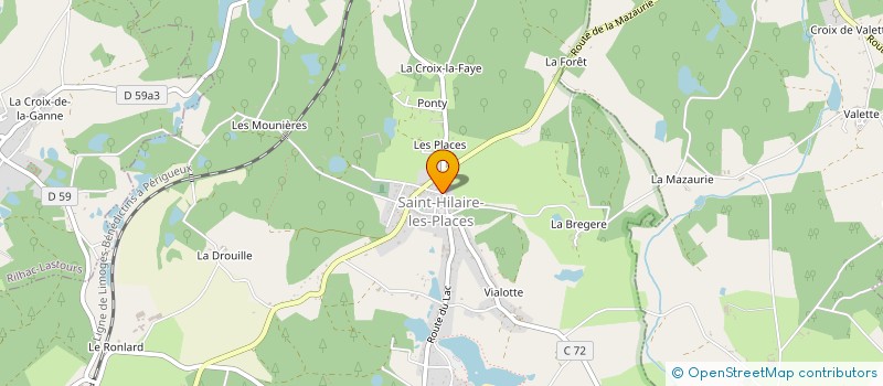 localisation de l'entreprise MONSIEUR SEBASTIEN MASSALOUX à SAINT-HILAIRE-LES-PLACES