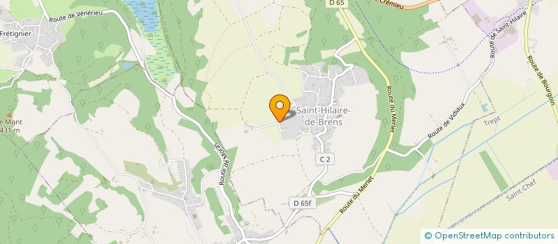 localisation de l'entreprise MONSIEUR SEBASTIEN MASSARDIER  SAINT-HILAIRE-DE-BRENS