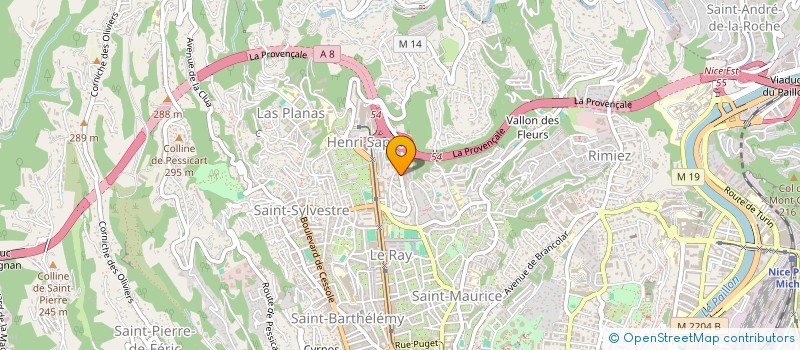 localisation de l'entreprise MONSIEUR SEBASTIEN MASSE  NICE