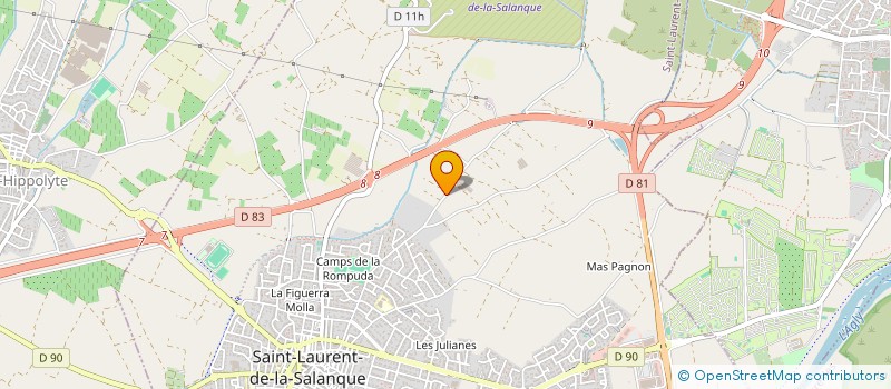 localisation de l'entreprise MONSIEUR SEBASTIEN MASSETEAU BONNOT  SAINT-LAURENT-DE-LA-SALANQUE