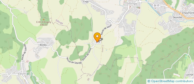 localisation de l'entreprise MONSIEUR SEBASTIEN MASSON  SILLINGY