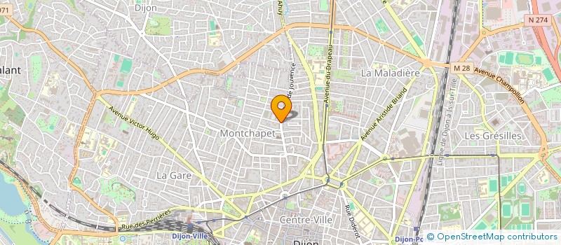 localisation de l'entreprise MONSIEUR SEBASTIEN MATEUF  DIJON