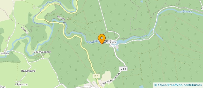 localisation de l'entreprise MONSIEUR SEBASTIEN MATHIEU  CLAUDON