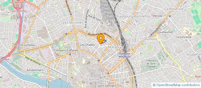 localisation de l'entreprise MONSIEUR SEBASTIEN MATHIEU  TOULOUSE