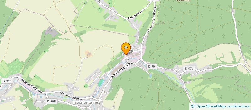 localisation de l'entreprise MONSIEUR SEBASTIEN MATHIS  TROISFONTAINES