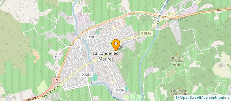 localisation de l'entreprise MONSIEUR SEBASTIEN MAUDUIT  LA LONDE-LES-MAURES