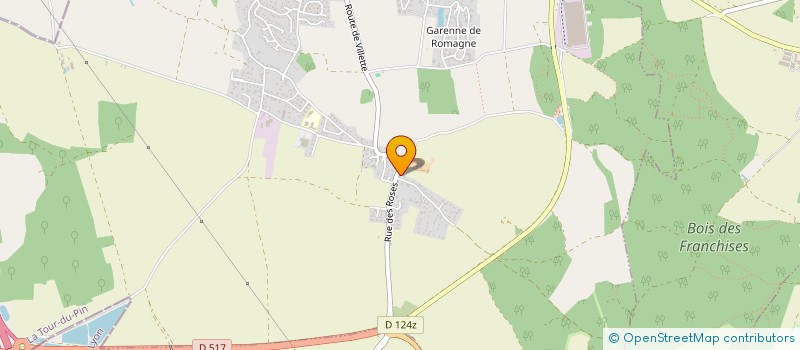 localisation de l'entreprise MONSIEUR SEBASTIEN MAURAN  VILLETTE-D'ANTHON