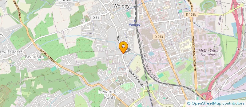 localisation de l'entreprise MONSIEUR SEBASTIEN MAURICE  SAULNY