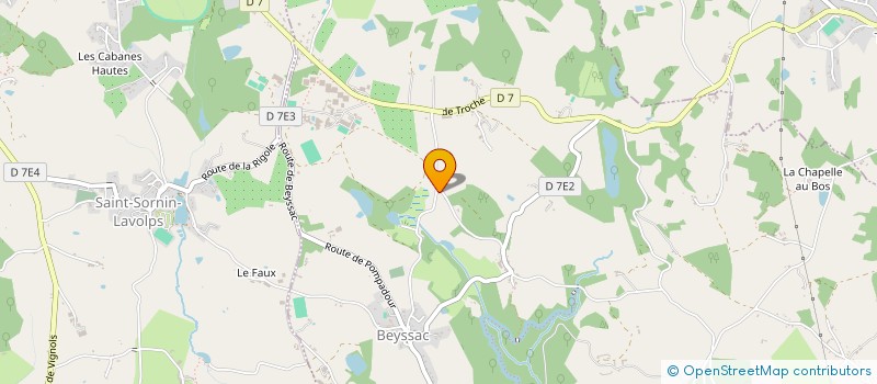 localisation de l'entreprise MONSIEUR SEBASTIEN MAURUSSANE  SAINT-SORNIN-LAVOLPS