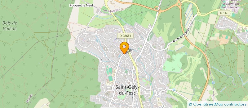 localisation de l'entreprise MONSIEUR SEBASTIEN MAURY  SAINT-GELY-DU-FESC