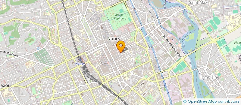 localisation de l'entreprise MONSIEUR SEBASTIEN MAURY  NANCY