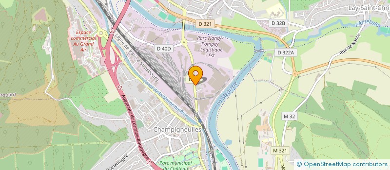 localisation de l'entreprise MONSIEUR SEBASTIEN MAURY  CHAMPIGNEULLES