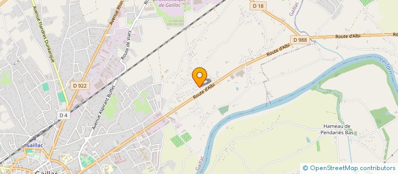 localisation de l'entreprise MONSIEUR SEBASTIEN MAWET  GAILLAC