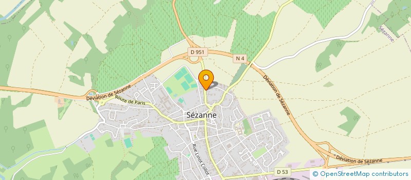 localisation de l'entreprise MONSIEUR SEBASTIEN MAZEAU  FERE-CHAMPENOISE