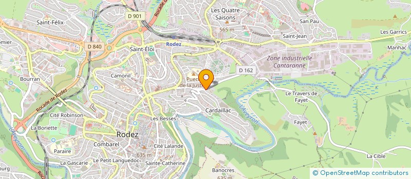 localisation de l'entreprise MONSIEUR SEBASTIEN MAZEL  RODEZ