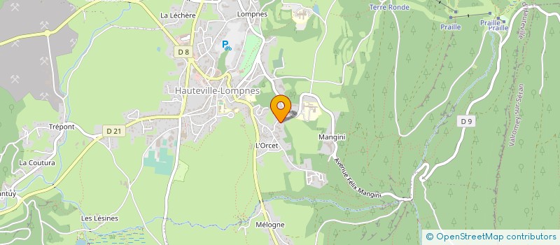 localisation de l'entreprise MONSIEUR SEBASTIEN MAZINGUE  PLATEAU D'HAUTEVILLE