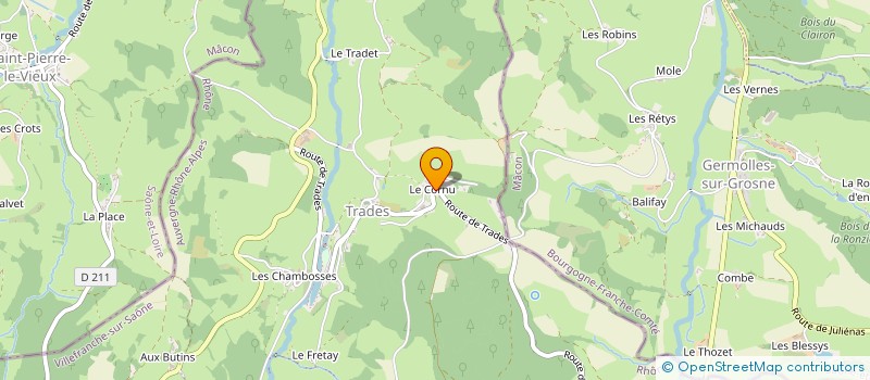 localisation de l'entreprise MONSIEUR SEBASTIEN MAZOYER à DEUX-GROSNES
