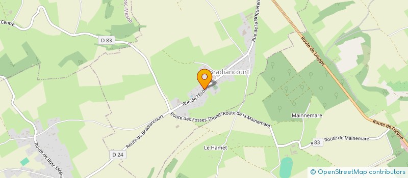 localisation de l'entreprise MONSIEUR SEBASTIEN MAZZARESE  BRADIANCOURT