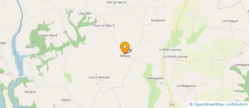 localisation de l'entreprise MONSIEUR SEBASTIEN MEGRET  ST NICOLAS DU PELEM