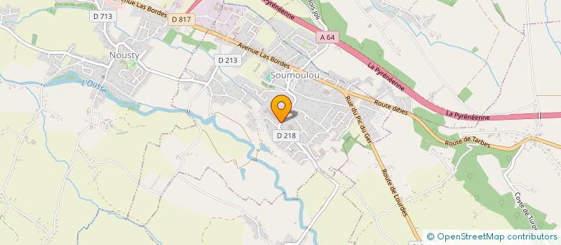 localisation de l'entreprise MONSIEUR SEBASTIEN MEGRET  SOUMOULOU