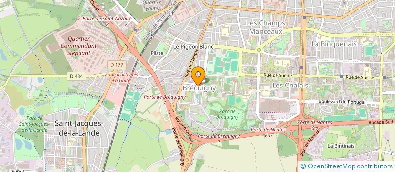 localisation de l'entreprise MONSIEUR SEBASTIEN MEHEUST  RENNES