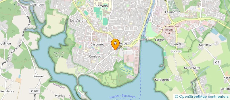 localisation de l'entreprise MONSIEUR SEBASTIEN MEINERI à VANNES
