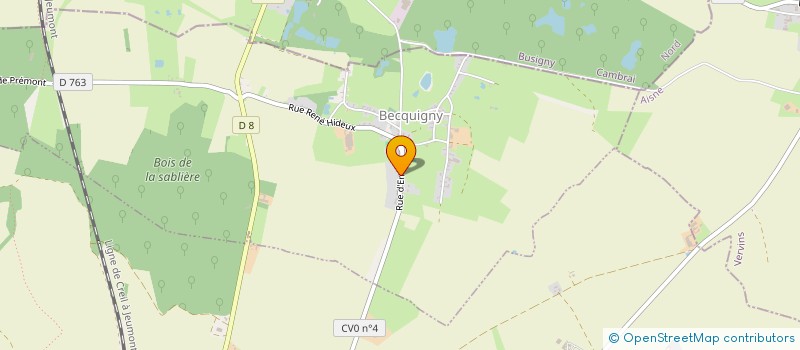 localisation de l'entreprise MONSIEUR SEBASTIEN MEKIL  BECQUIGNY