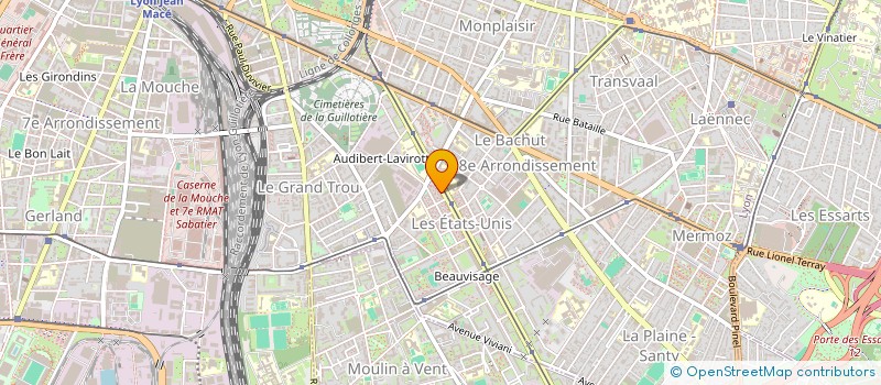 localisation de l'entreprise MONSIEUR SEBASTIEN MEMAJ  LYON