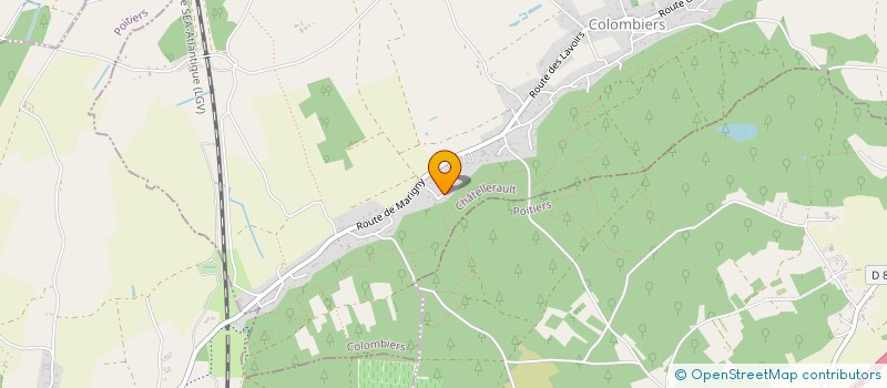 localisation de l'entreprise MONSIEUR SEBASTIEN MENANTEAU à COLOMBIERS