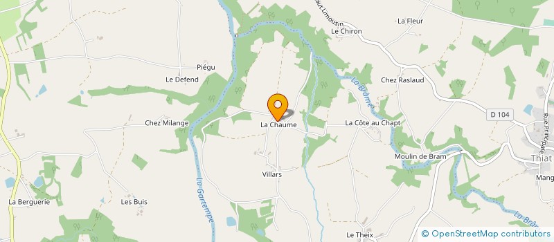 localisation de l'entreprise MONSIEUR SEBASTIEN MENARD à VAL-D'OIRE-ET-GARTEMPE