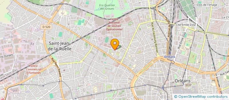 localisation de l'entreprise MONSIEUR SEBASTIEN MENARD à ORLEANS