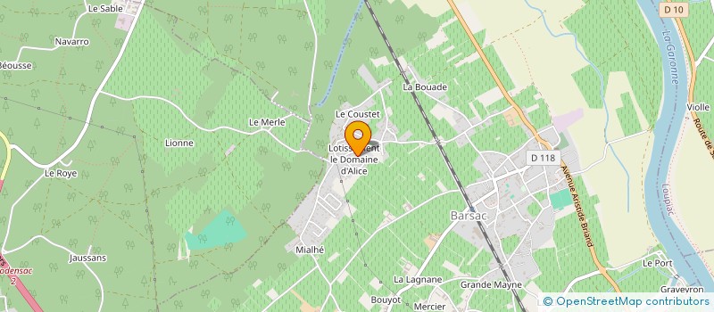 localisation de l'entreprise MONSIEUR SEBASTIEN MENDES ANES  LANGON