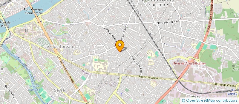 localisation de l'entreprise MONSIEUR SEBASTIEN MENDEZ  SAINT-SEBASTIEN-SUR-LOIRE