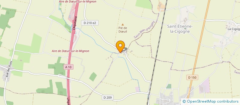 localisation de l'entreprise MONSIEUR SEBASTIEN MENET  DUIL-SUR-LE-MIGNON