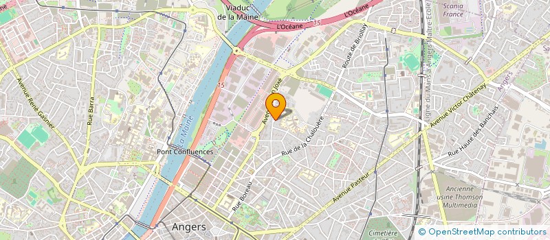 localisation de l'entreprise MONSIEUR SEBASTIEN MENEUVRIER à ANGERS