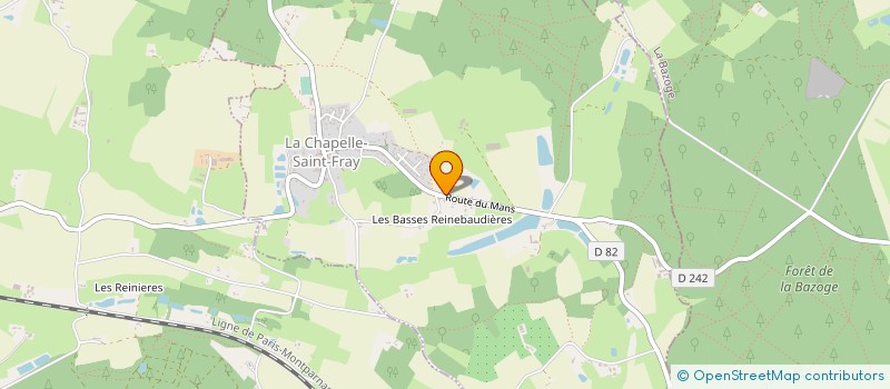 localisation de l'entreprise MONSIEUR SEBASTIEN MENGUS  MEZIERES SOUS LAVARDIN