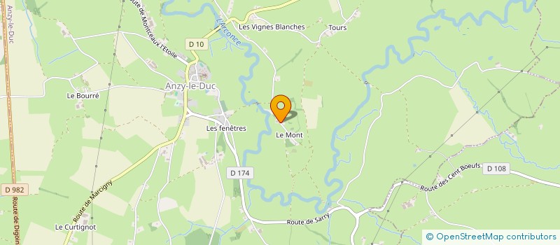 localisation de l'entreprise MONSIEUR SEBASTIEN MENIN  ANZY-LE-DUC