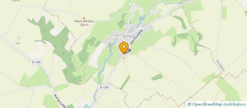 localisation de l'entreprise MONSIEUR SEBASTIEN MENUGE  SEMPY